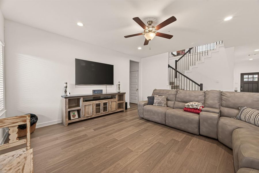 Furnished interior view inside a new home in Westland Ranch 50' Homesites, League City (Image 19).