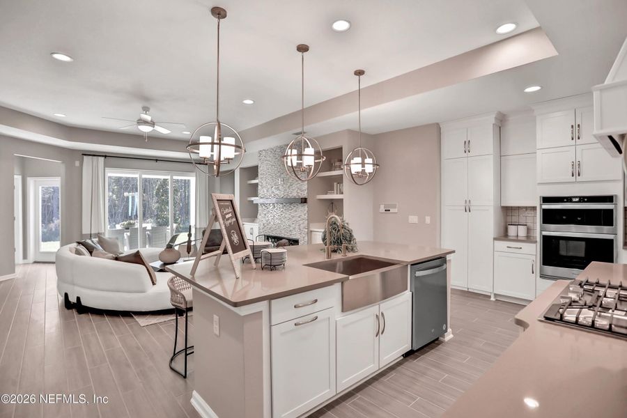 Furnished interior view inside a new home in , Green Cove Springs (Image 28). Furnished interior view inside a new home in , Green Cove Springs (Image 28).