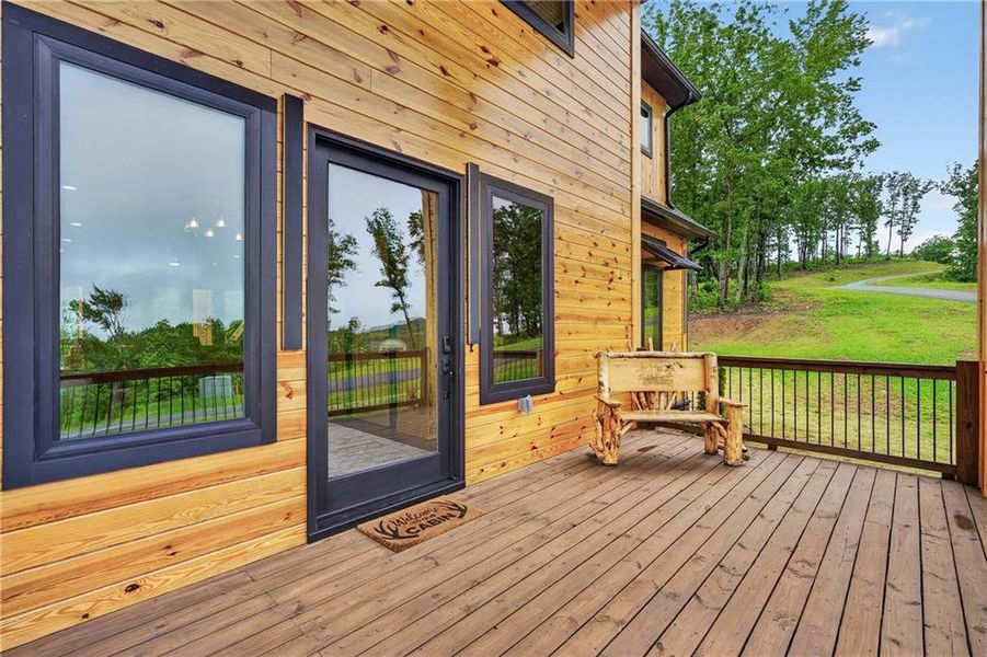 Exterior details and patio area of a home in , Talking Rock (Image 31). Exterior details and patio area of a home in , Talking Rock (Image 31).