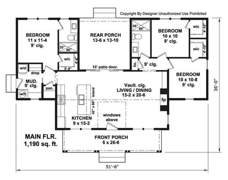 2D floor plan layout of this home in , Franklin, GA (Image 5).