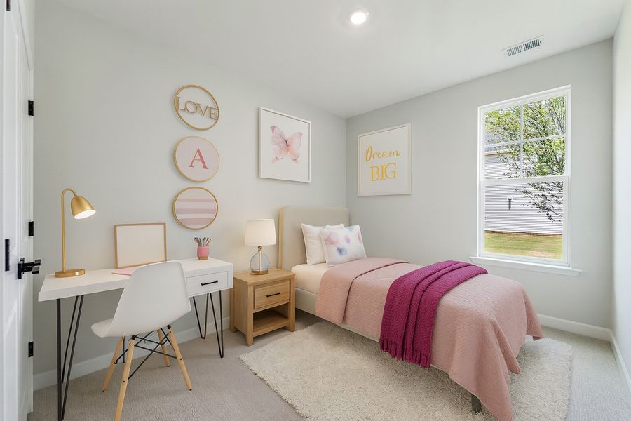 Representative furnished interior of a home built from the Cumberland - Vanguard Collection by Mungo Homes in Hendrix Farms, Lexington (Image 10).