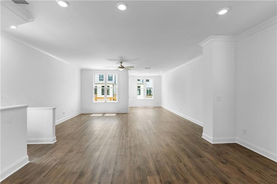 Spacious, unfurnished interior of a new home in Millcroft Townhomes, Buford (Image 20).