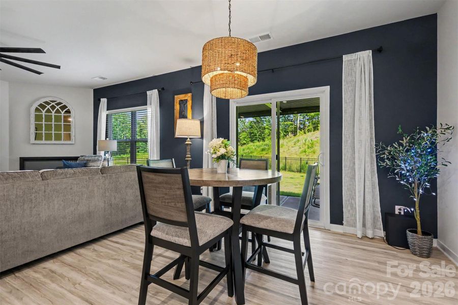 Furnished interior view inside a new home in Lakeshore at Windstone, Mooresville (Image 11).