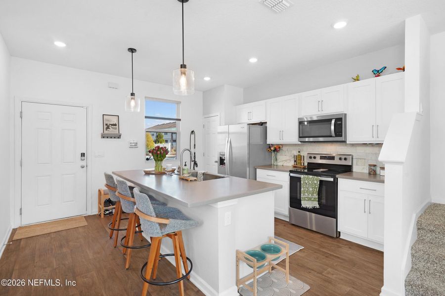 Furnished interior view inside a new home in , St. Johns (Image 8).