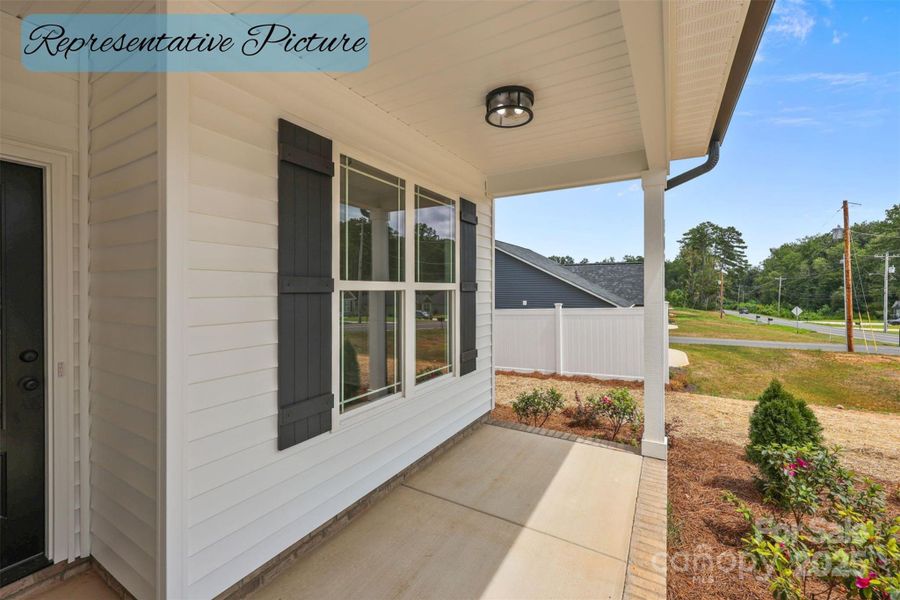 Exterior details and patio area of a home in , New London (Image 23). Exterior details and patio area of a home in , New London (Image 23).