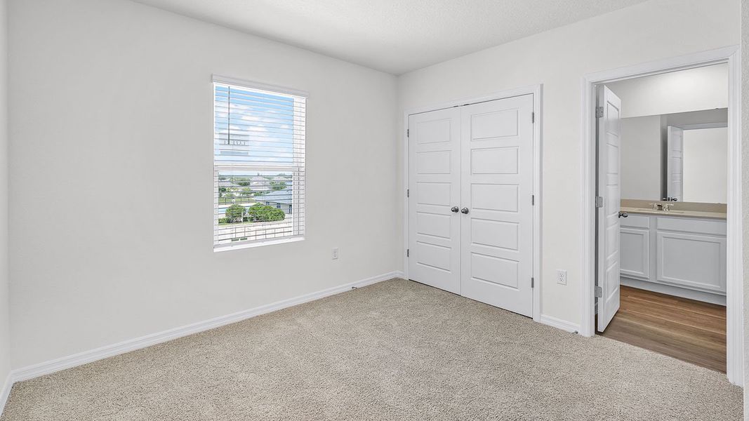 Representative unfurnished interior of a home built from the VALE by D.R. Horton in Harmony at Lake Eloise, Winter Haven (Image 23).
