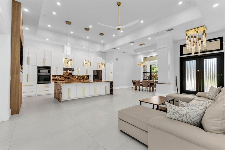 Furnished interior view inside a new home in , North Port (Image 29).