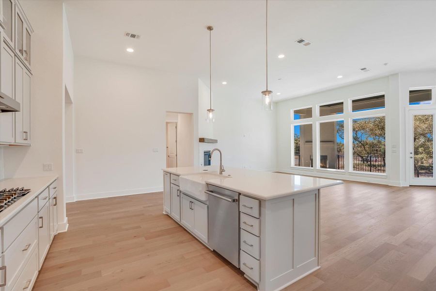 Furnished interior view inside a new home in Leander Estates, Leander (Image 8).