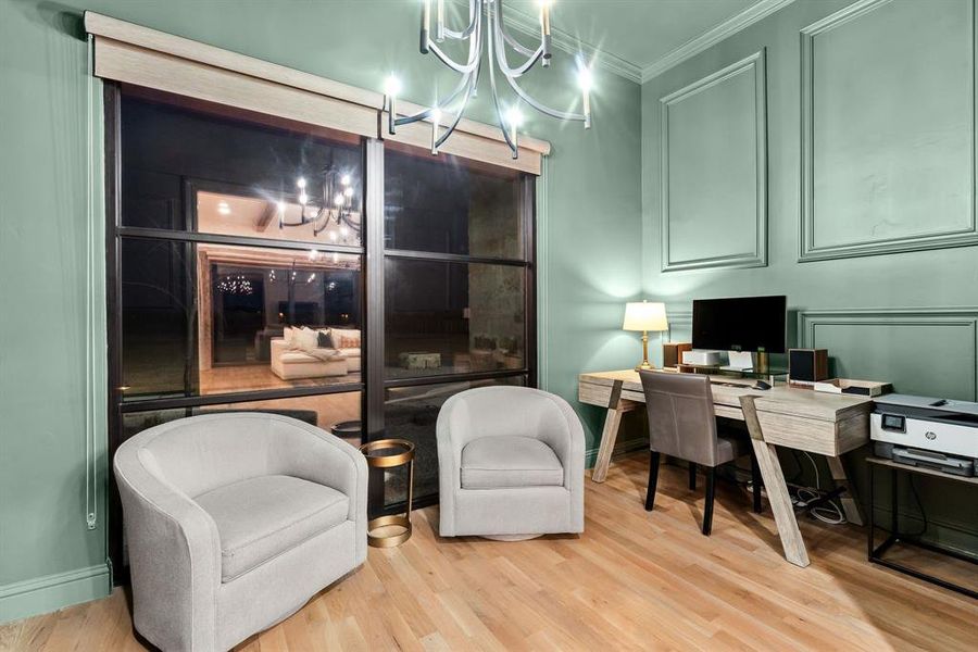 Furnished interior view inside a new home in , Krum (Image 7). Furnished interior view inside a new home in , Krum (Image 7).