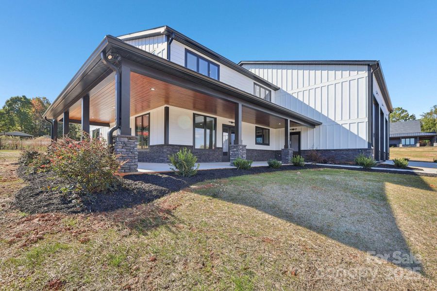 Exterior details and patio area of a home in , Mooresville (Image 2).