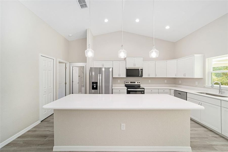 Furnished interior view inside a new home in , Dunnellon (Image 4).
