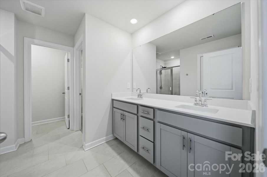 Furnished interior view inside a new home in , Conover (Image 16).