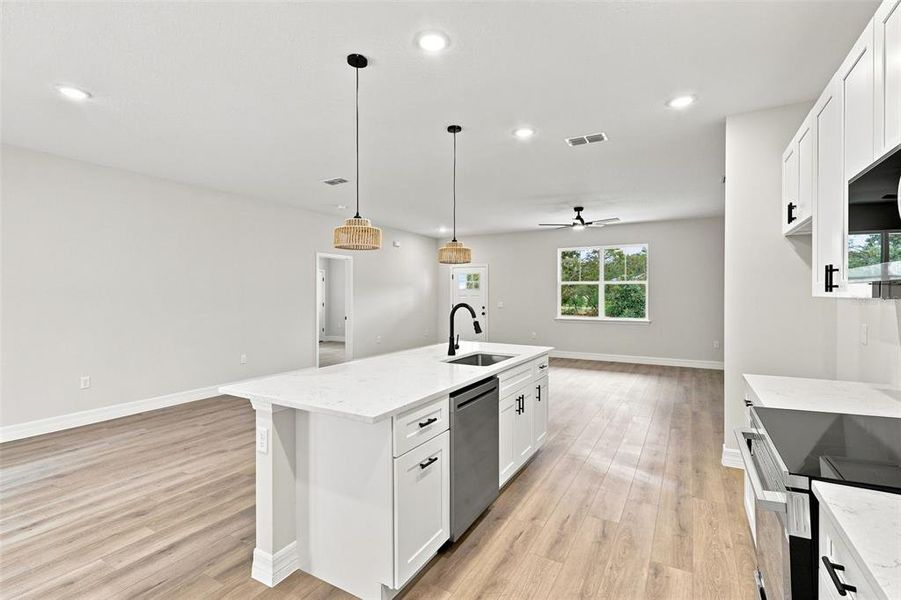 Furnished interior view inside a new home in , Eustis (Image 6).