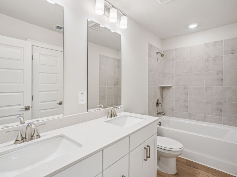 Furnished interior view inside a new home in Hemingway - Highland Series, Cumming (Image 9).