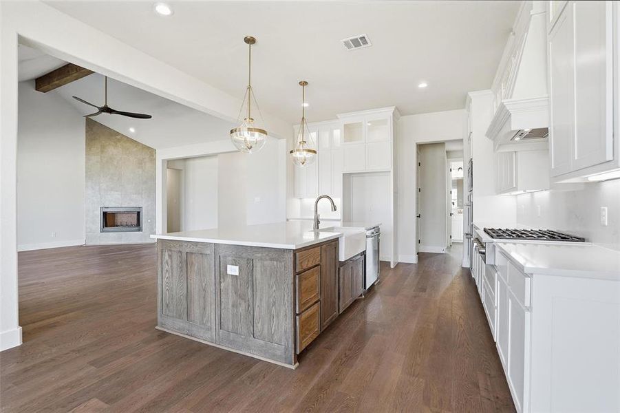 Furnished interior view inside a new home in Aledo Heights - Aledo ISD, Aledo (Image 13).