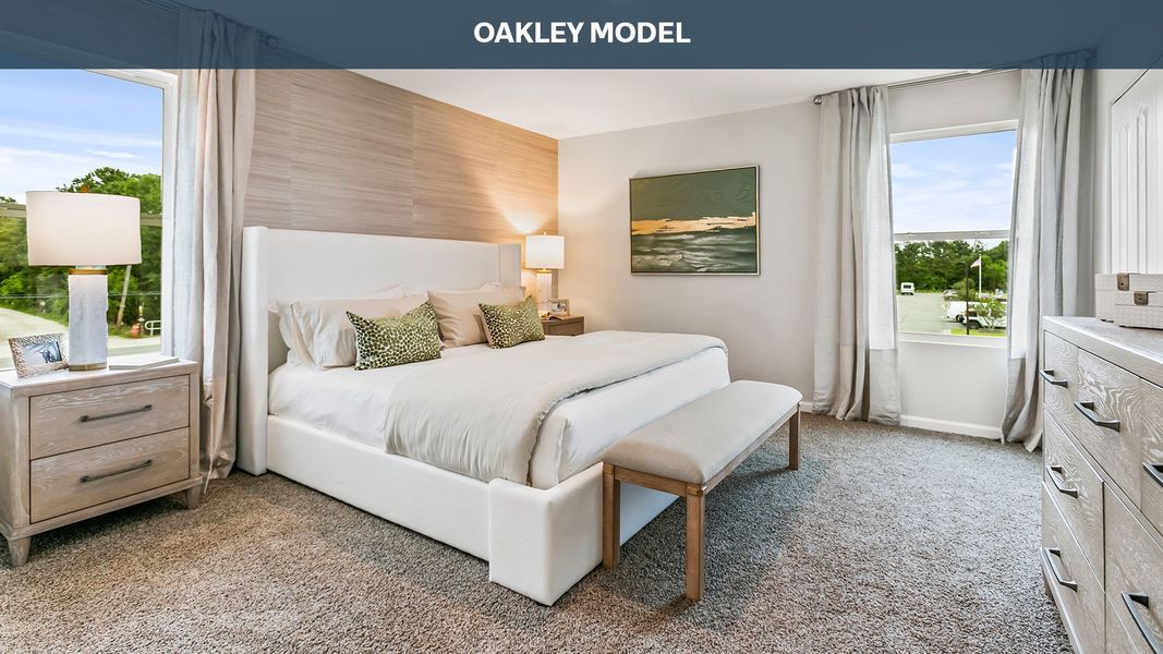 Representative furnished interior of a home built from the Oakley by D.R. Horton in Corsair, Middleburg (Image 12).