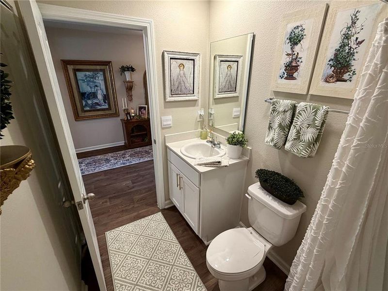 Furnished interior view inside a new home in Sawmill Branch Express, Palm Coast (Image 11).