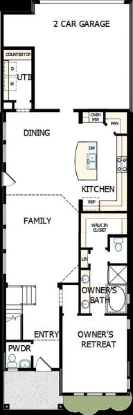2D floor plan layout of this home in The Retreat at Harvest, Argyle, TX (Image 2). 2D floor plan layout of this home in The Retreat at Harvest, Argyle, TX (Image 2).