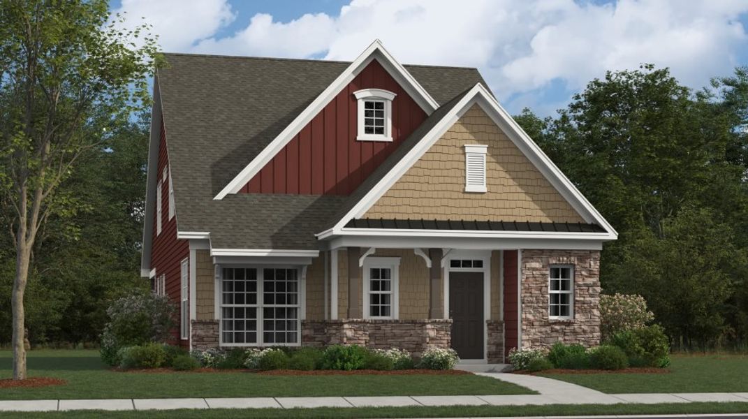 Representative exterior photo of a completed home built from the Cypress by Lennar in Elizabeth: Arbor, Fort Mill, SC (Image 26).