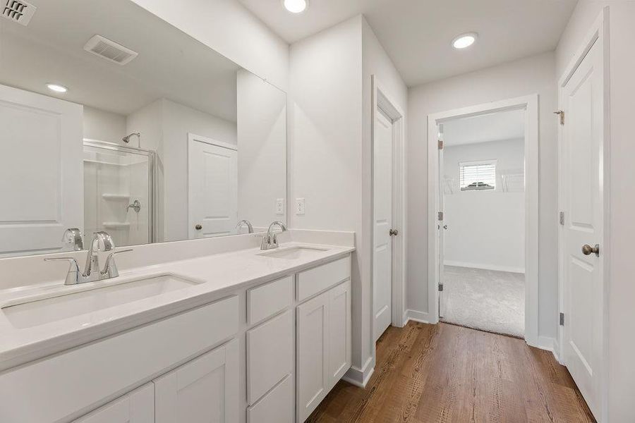 Furnished interior view inside a new home in Reserve at Gum Springs, Jefferson (Image 4).