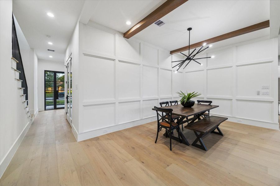 Furnished interior view inside a new home in , Houston (Image 30).