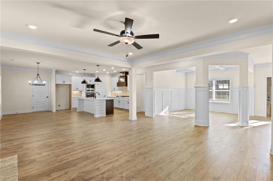 Spacious, unfurnished interior of a new home in Red Oak Ridge, Loganville (Image 17).