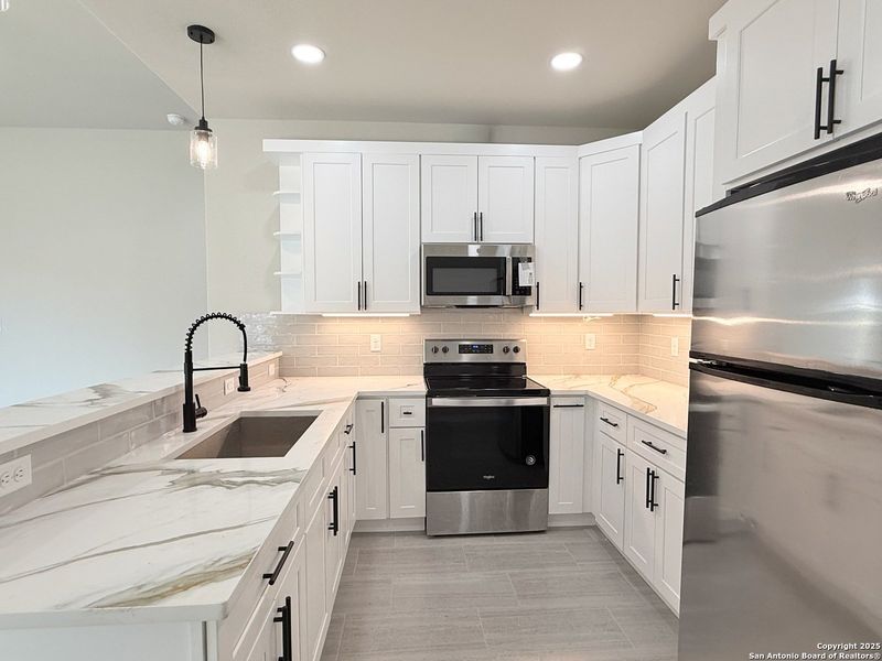 Furnished interior view inside a new home in , San Antonio (Image 6). Furnished interior view inside a new home in , San Antonio (Image 6).