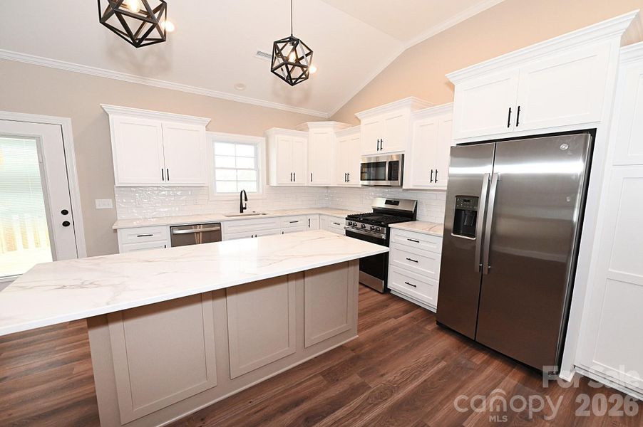 Furnished interior view inside a new home in , Hickory (Image 30).