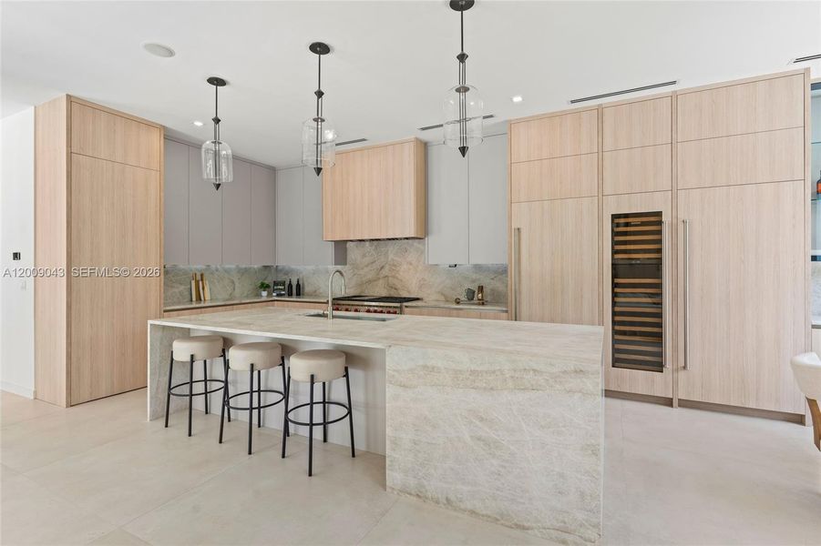 Furnished interior view inside a new home in , Coral Gables (Image 46).