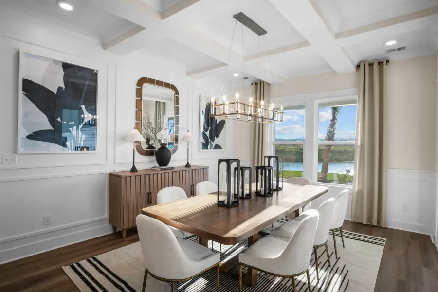 Representative furnished interior of a home built from the The Sandcastle by Chesapeake Homes in Coastal Club of the Carolinas, Calabash (Image 10).