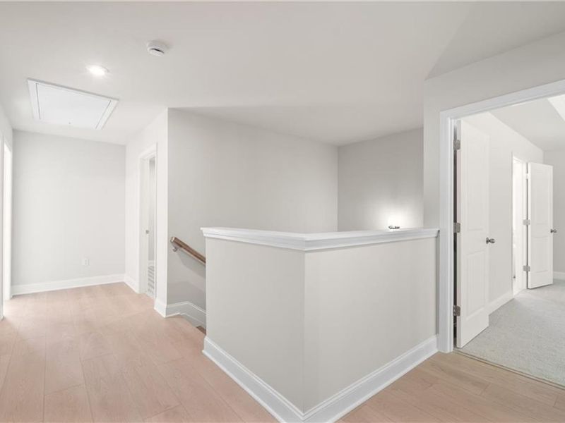 Spacious, unfurnished interior of a new home in Melody Lakeside Estates, Buford (Image 25).