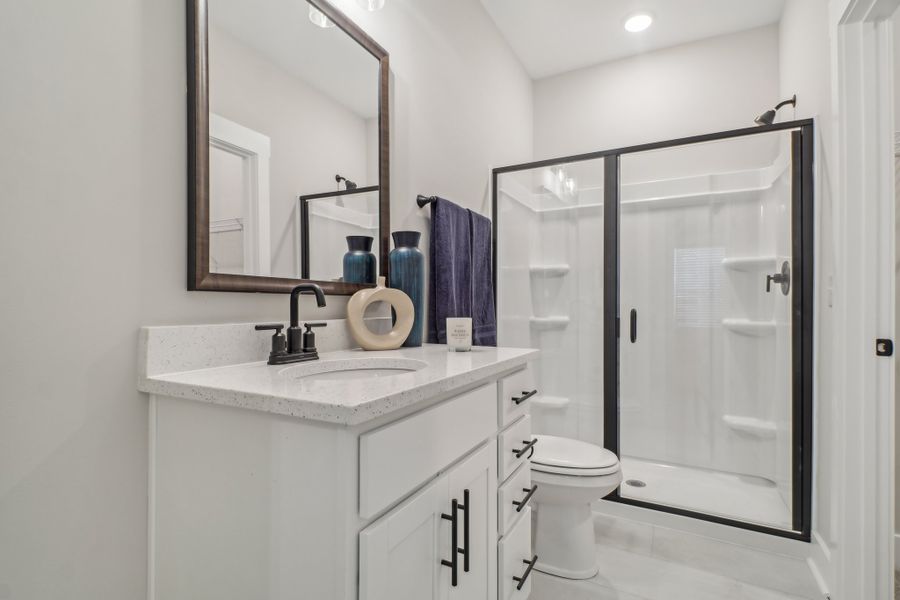 Representative furnished interior of a home built from the Madeline II by Great Southern Homes in The Cove, Sumter (Image 27).