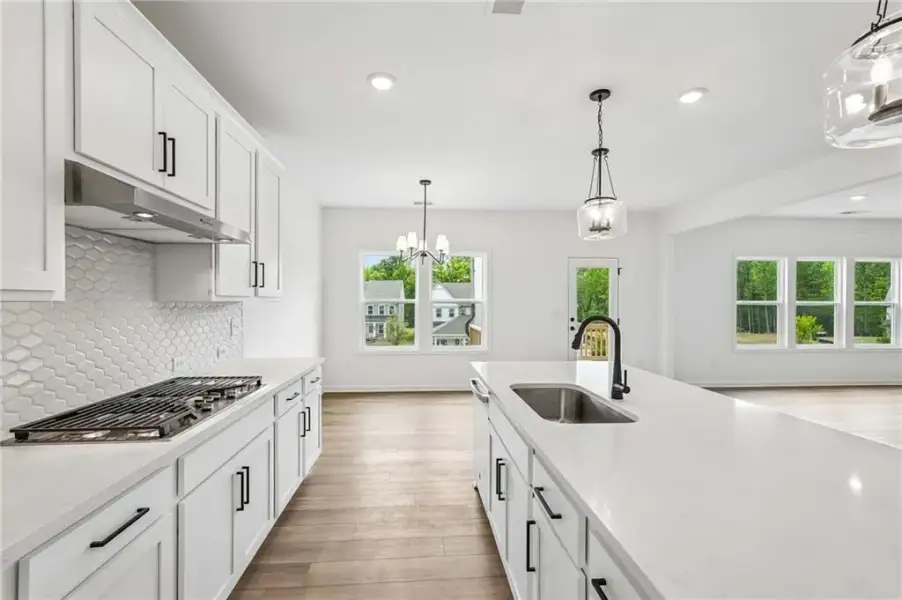 Furnished interior view inside a new home in Arbors at Richland Creek, Buford (Image 6).