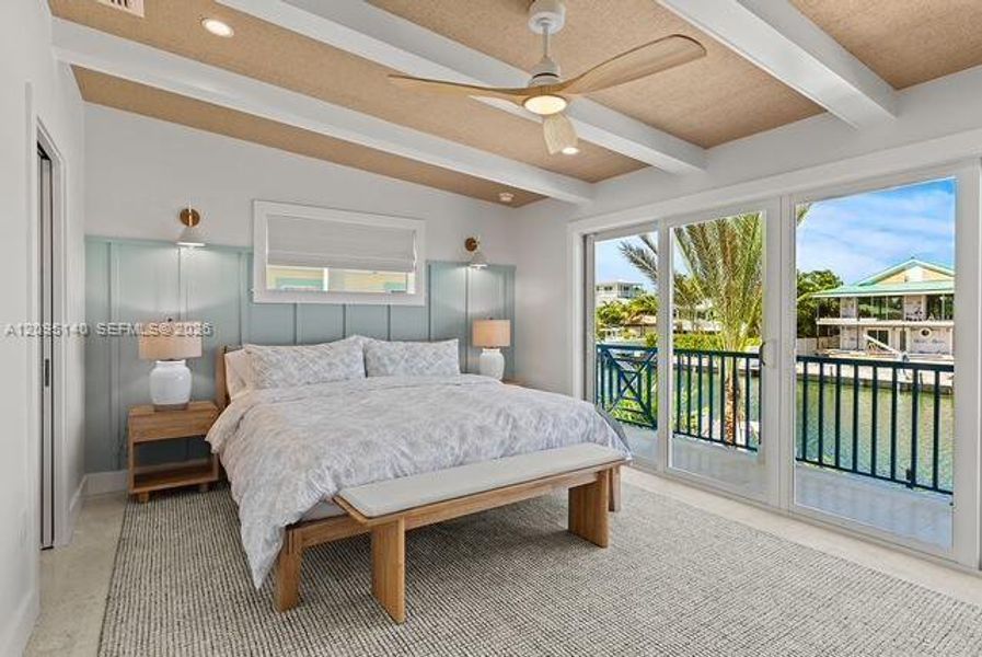 Furnished interior view inside a new home in , Islamorada, Village of Islands (Image 11).