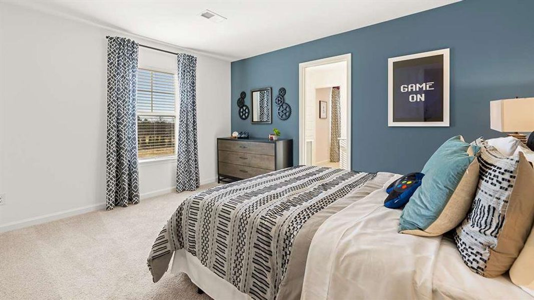 Furnished interior view inside a new home in Heritage Pointe, Senoia (Image 36).