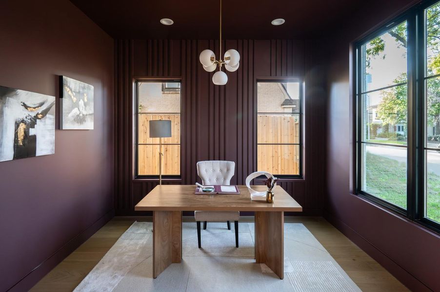 Furnished interior view inside a new home in , Houston (Image 26).