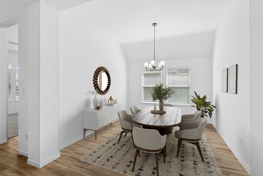 Elegant dining room (*Photo not of actual home and used for illustration purposes only.)