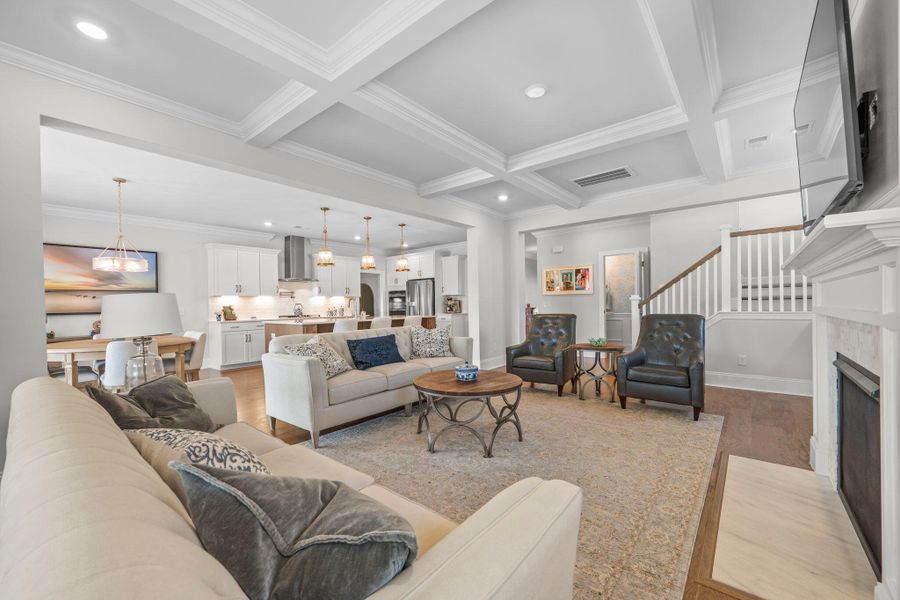 Furnished interior view inside a new home in , Summerville (Image 28).