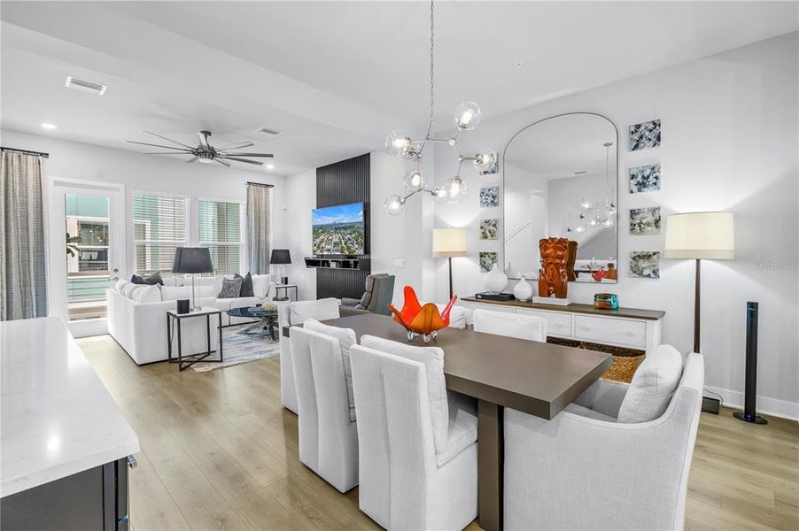 Furnished interior view inside a new home in , St. Petersburg (Image 44).