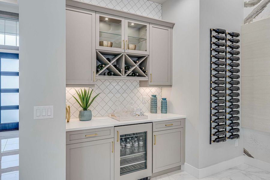 2D floor plan layout for the Sand Dollar Grande by GHO Homes in The Strand, Indian River Shores, FL (Image 54).