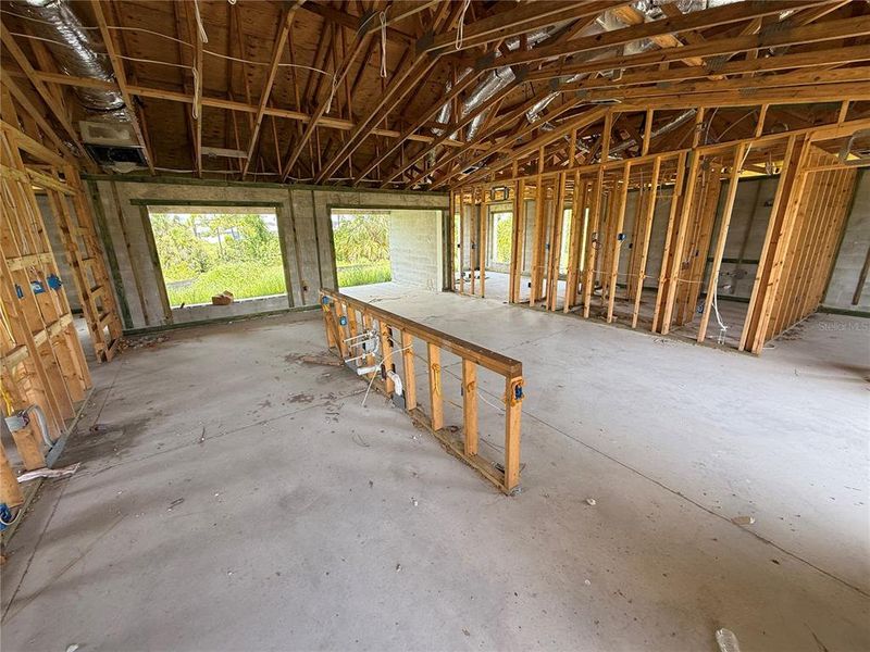 In-progress construction of a new home in , Cape Coral, FL (Image 3).