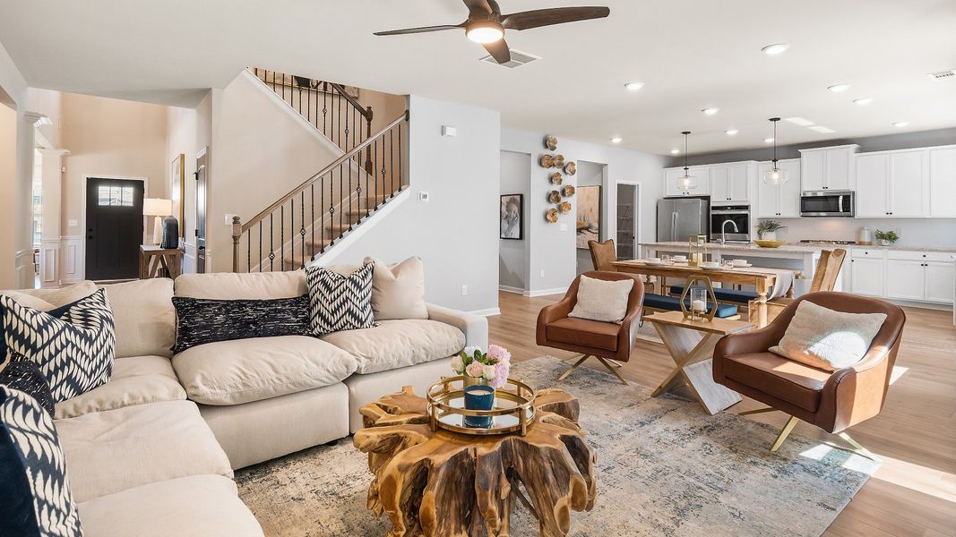 Furnished interior view inside a new home in Camp Creek Village, Atlanta (Image 10).