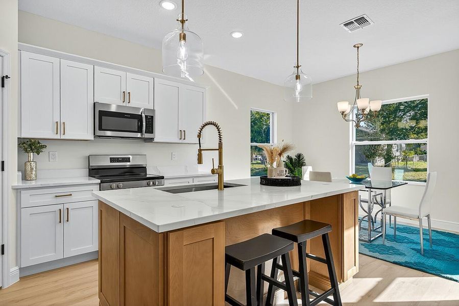 Furnished interior view inside a new home in , Vero Beach (Image 15). Furnished interior view inside a new home in , Vero Beach (Image 15).