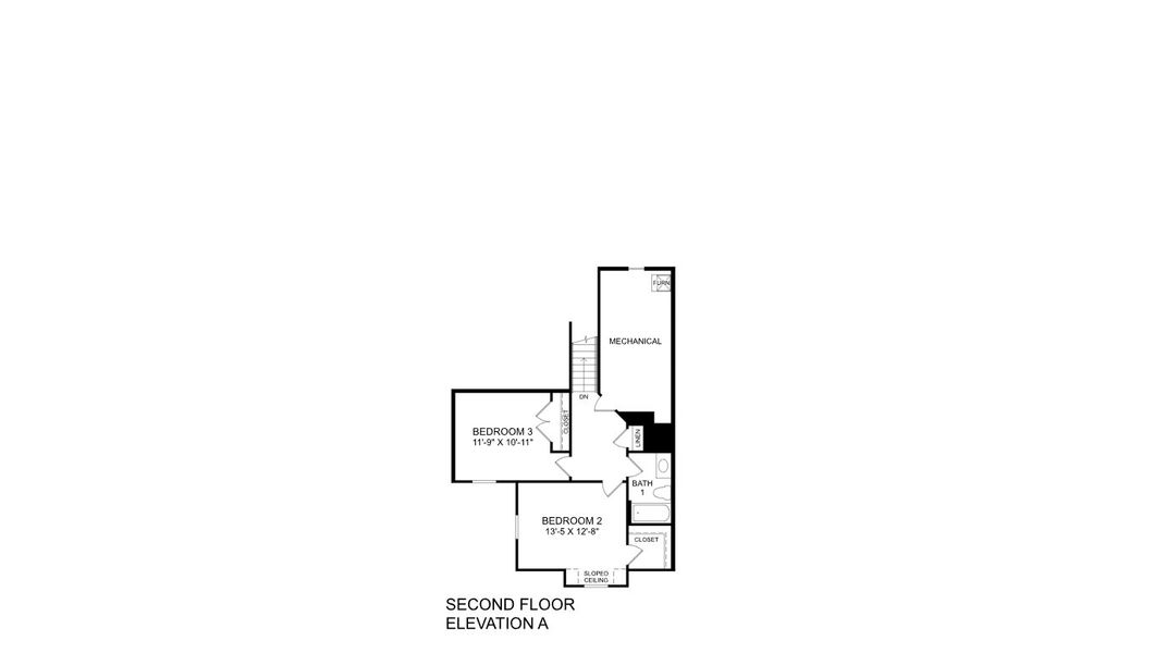 2D floor plan layout of this home in Albemarle Villas, Hertford, NC (Image 2). 2D floor plan layout of this home in Albemarle Villas, Hertford, NC (Image 2).