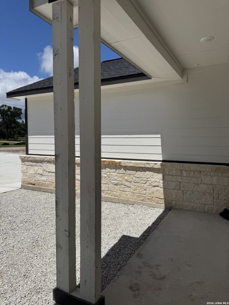 Exterior details and patio area of a home in , Spring Branch (Image 4).