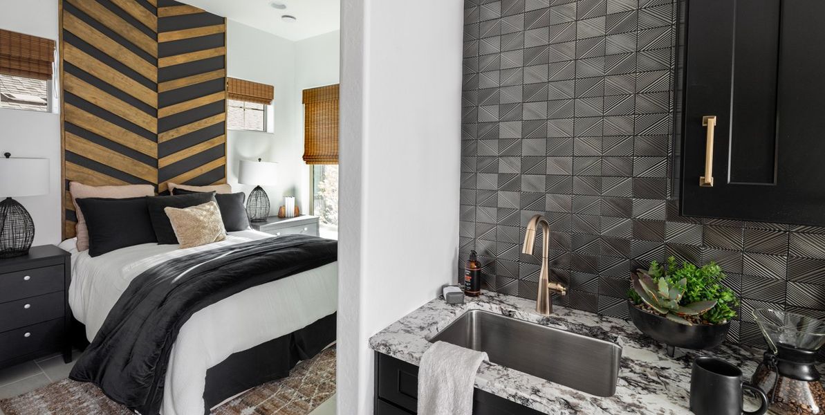 Furnished interior view inside a new home in Horizon at The Dells, Prescott (Image 19). Furnished interior view inside a new home in Horizon at The Dells, Prescott (Image 19).