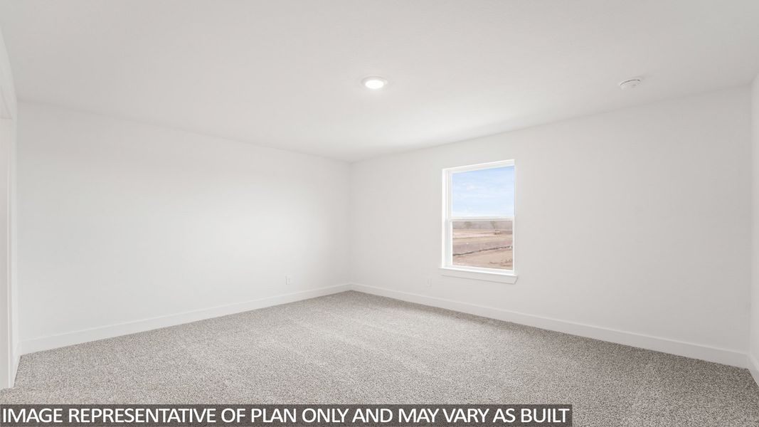 Representative unfurnished interior of a home built from the E60F by D.R. Horton in Riverside Estates, Mont Belvieu (Image 21).