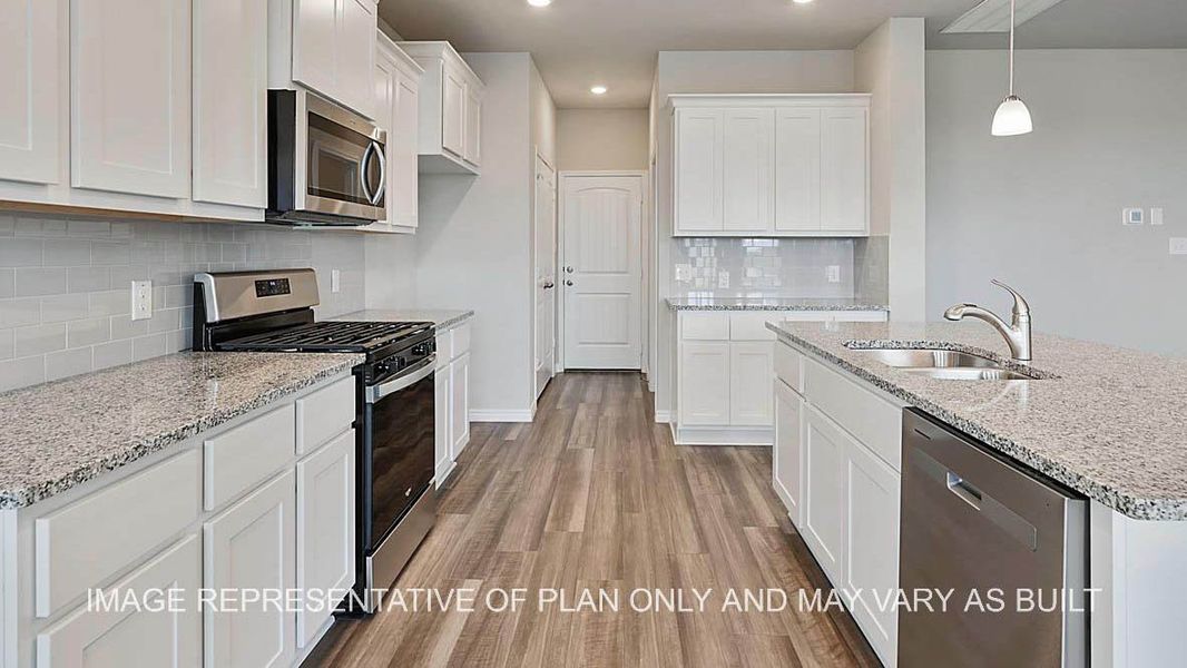 Furnished interior view inside a new home in Southern Pointe, College Station (Image 5).