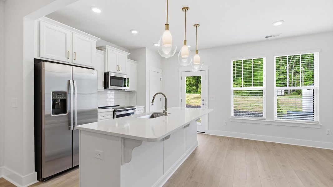 Furnished interior view inside a new home in Gresham Station, Simpsonville (Image 10).