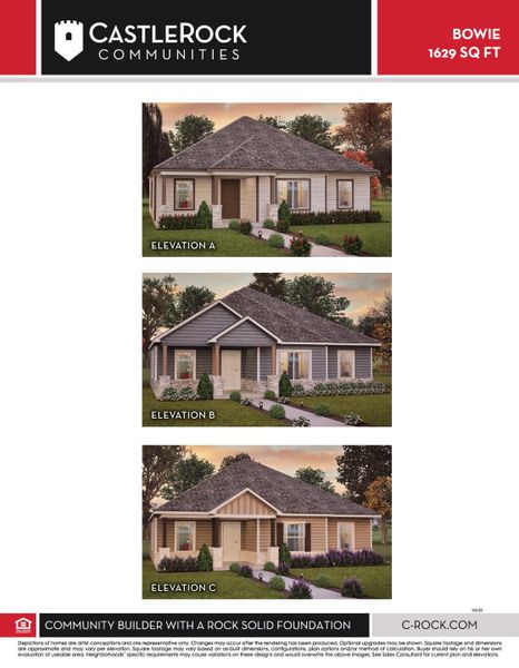 Image 5 representing the Bowie by CastleRock Communities in Brooklands, Hutto, TX.